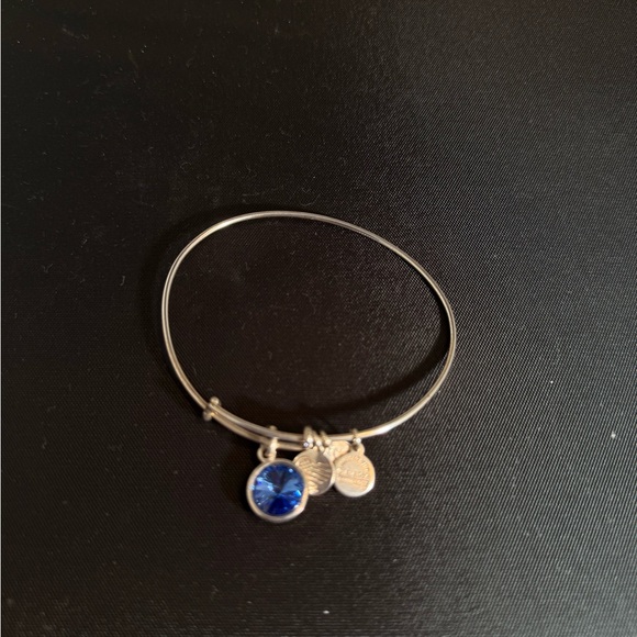 Alex and Ani Jewelry - Alex and Ani Silver Blue Charm Bracelet